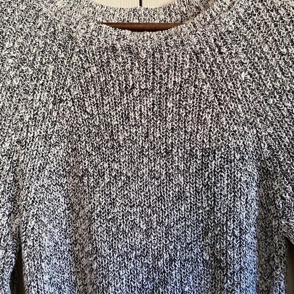 Free People Women's Electric City Pullover Gray Long Sleeve Knit Sweater Small - Picture 5 of 8